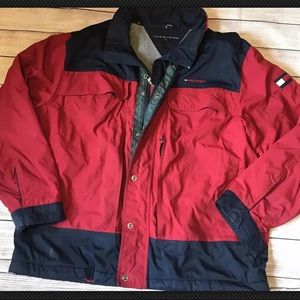 Vintage Tommy Hilfiger Jacket XXL Spellout 90’s